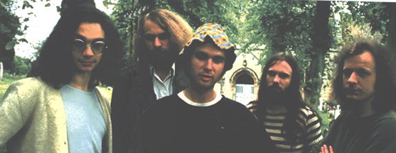 Faust circa 1972: Jochen, Zappi, Rudolf, Jean, Gunther