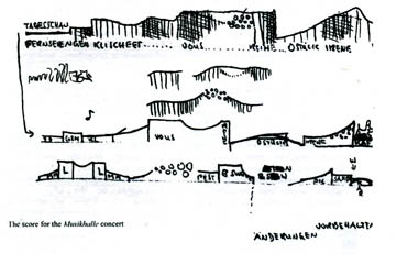 Score for the Hamburg Musichalle Concert, 1971